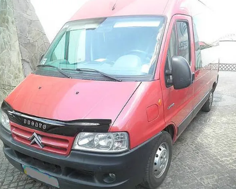 Дефлектор капота (мухобойка) Fiat Ducato с 2003-2006 г.в.с 2006- сборка в России (Фиат Дукато) Вип Тюнинг