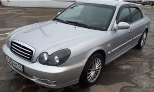 Дефлекторы окон (ветровики) Hyundai Sonata IV Sd 1998-2004; Tagaz 2004"EuroStandard" (Хюндай Соната) Кобра Тюнинг