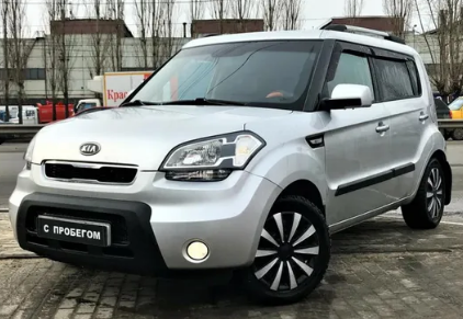 Дефлекторы окон (ветровики) Kia Soul I (AM) 2009-2012"EuroStandard" (Киа Соул) Кобра Тюнинг